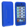 Silicone Case Cover with entrance for belt for Apple iPod Touch 2G 3G - Blue (OEM)