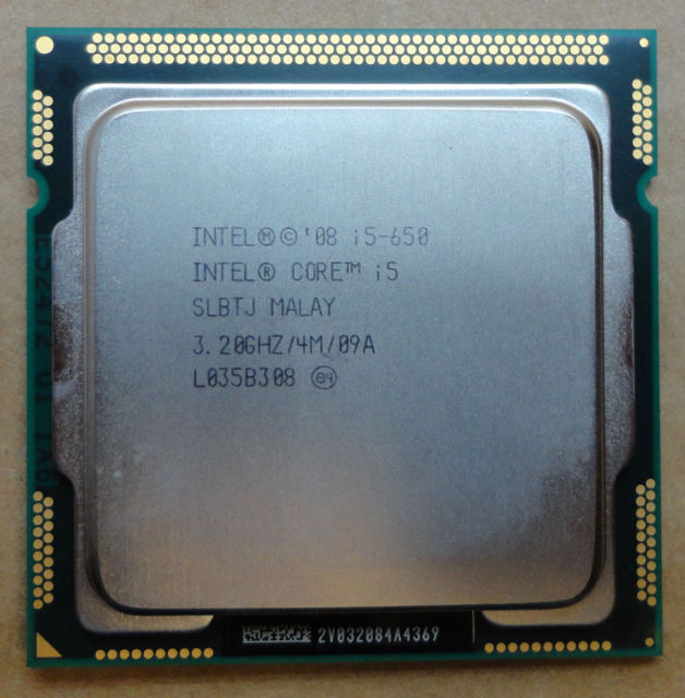 Intel core i5 650 какое поколение